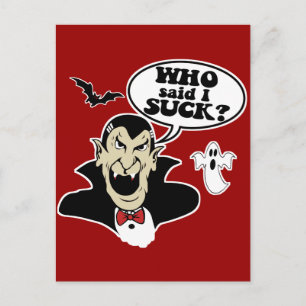 Hilarious Halloween Postcard