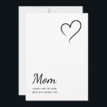 Hilarious Humourous Jokes Funny Mother's Day Card<br><div class="desc">Spoil Mum with a Side of Laughter This Mother's Day. Forget boring greetings - this hilarious Mother's Day card is the perfect way to honour Mum with a side-splitting message. The quirky funny mothers day card messages is sure to grab her attention, while the funny pre-written messages or the option...</div>