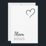 Hilarious Humourous Jokes Funny Mother's Day Card<br><div class="desc">Spoil Mum with a Side of Laughter This Mother's Day. Forget boring greetings - this hilarious Mother's Day card is the perfect way to honour Mum with a side-splitting message. The quirky funny mothers day card messages is sure to grab her attention, while the funny pre-written messages or the option...</div>