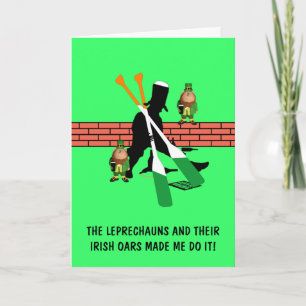 Hilarious Irish Card