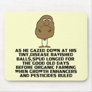 Hilarious joke mouse pad