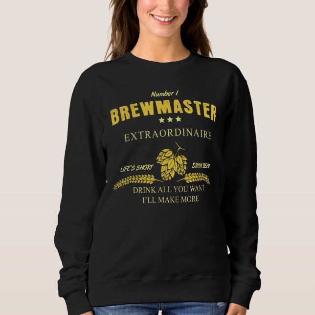 Hilarious Malt Beverage Mixer Men Women Sweatshirt (Front)