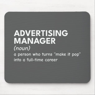 Hilarious Marketing Manager Definition Mouse Pad