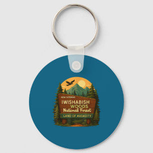 Hilarious National Quotes Woods Forest Iwishabish Key Ring