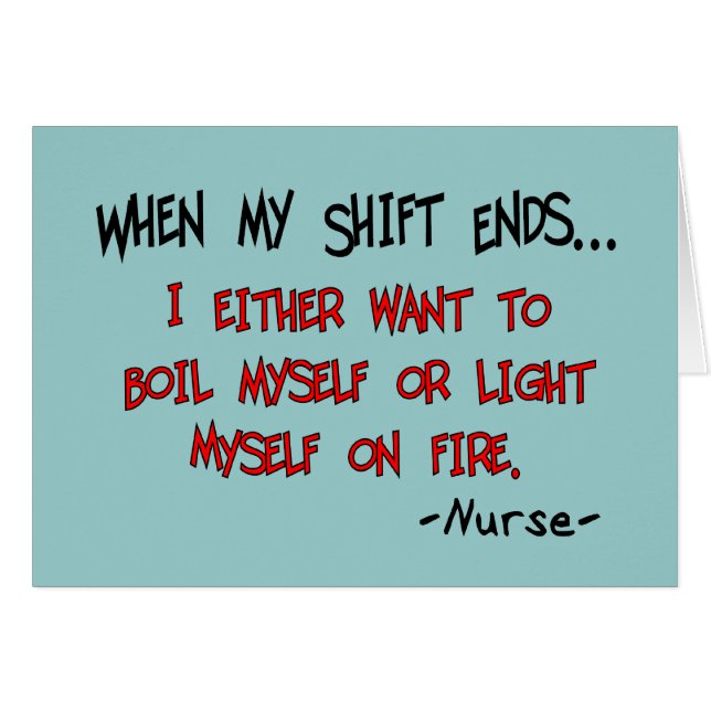 Hilarious Nurse Sayings (Front Horizontal)