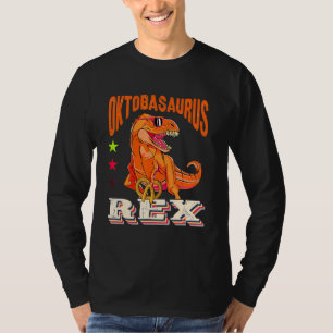 Hilarious Oktoberfest T Rex Dinosaur Lederhosen Ba T-Shirt