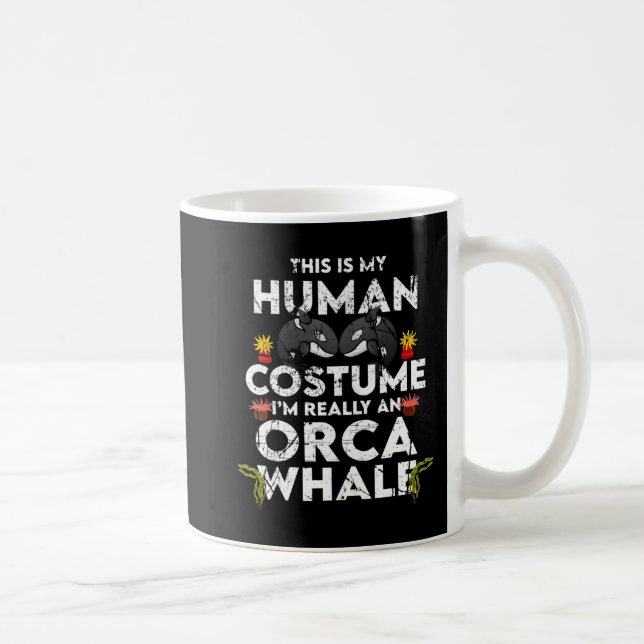 Hilarious Orca Halloween Costume  Coffee Mug (Right)