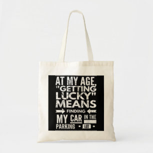 Hilarious Over Sixty 60th Birthday Gag Sayings Gif Tote Bag