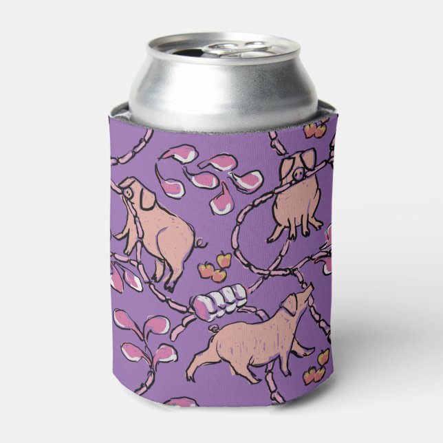 Hilarious pattern Chinese Pig Year Choose Colour C Can Cooler (Can Front)