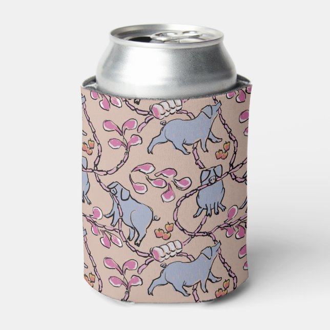 Hilarious pattern Chinese Vietnamese Pig Year Cool Can Cooler (Can Front)