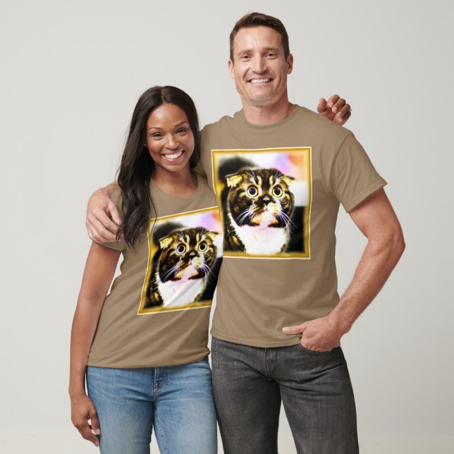 Hilarious Photo of a Funny Cat. Buy Now T-Shirt (Unisex)