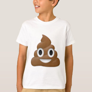 Hilarious poop-emoji - Poo cartoon design T-Shirt