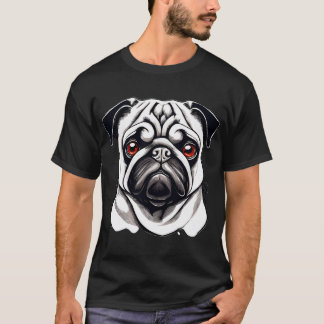 Hilarious Pug Dog Character 2 T-Shirt