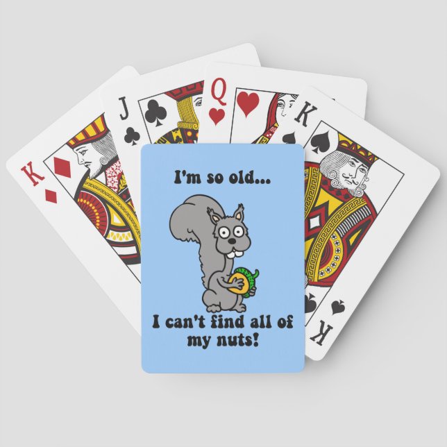 hilarious retirement playing cards (Back)