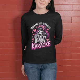 Hilarious Roses Are Red Blah Blah Karaoke Humor Tri-Blend Shirt