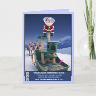 Hilarious Santa Claus Card