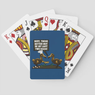 Hilarious saying playing cards