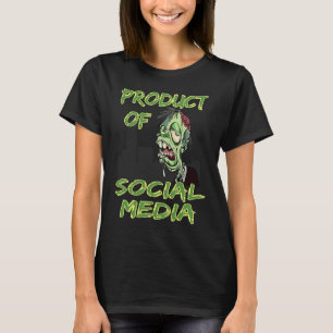 Hilarious Social Media Programming Zombie Meme T-Shirt