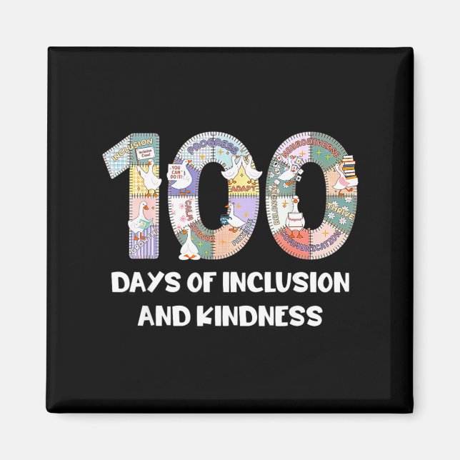 Hilarious SPED Silly Autism 100 Days School Teache Magnet (Front)