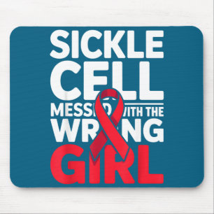 Hilarious Support Messed Wrong Sickle Warrior Cell Mouse Pad