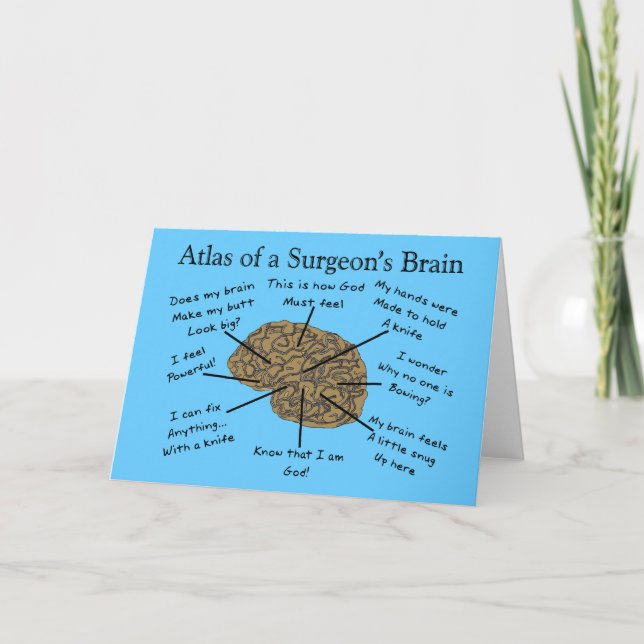 Hilarious Surgeon Gifts Card (Front)