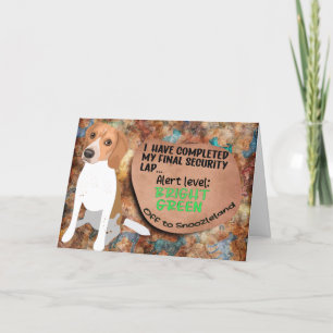 Hilarious thought from your Beagle Birthday  Card