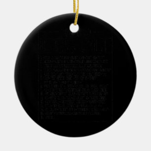Hilarious Troubleshooting Software Engineer Ceramic Tree Decoration