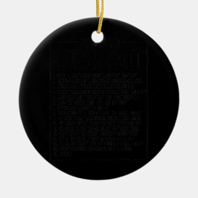Hilarious Troubleshooting Software Engineer Ceramic Tree Decoration (Front)