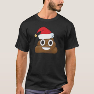 Hilarious Xmas Poop Emoji T-Shirt