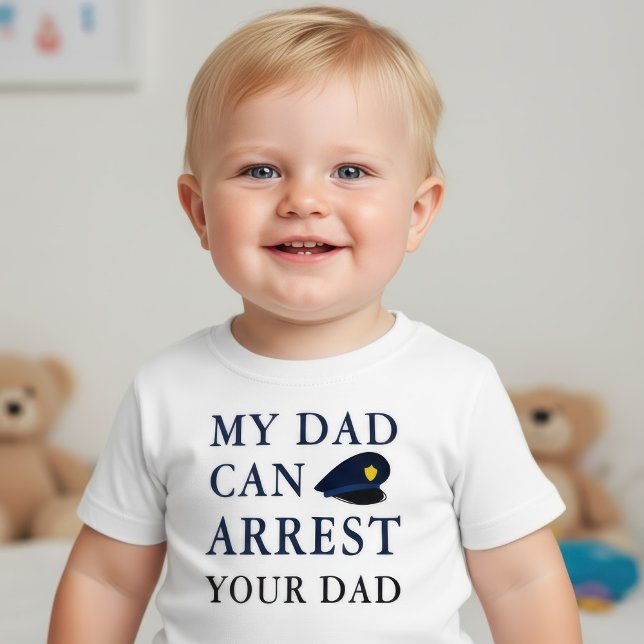 Hilariously Funny Police Officer Baby Joke T-Shirt (Creator Uploaded)