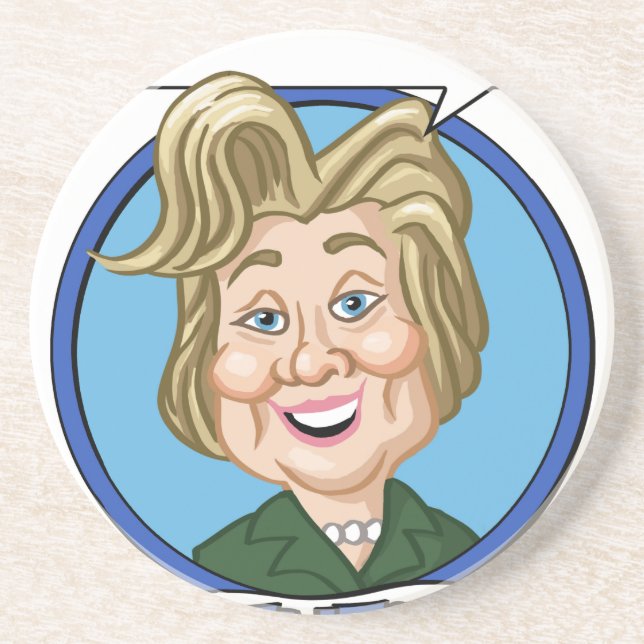 Hilary Clinton Election 2016 Coaster (Front)
