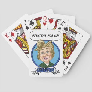 Hilary Clinton Election 2016 Playing Cards