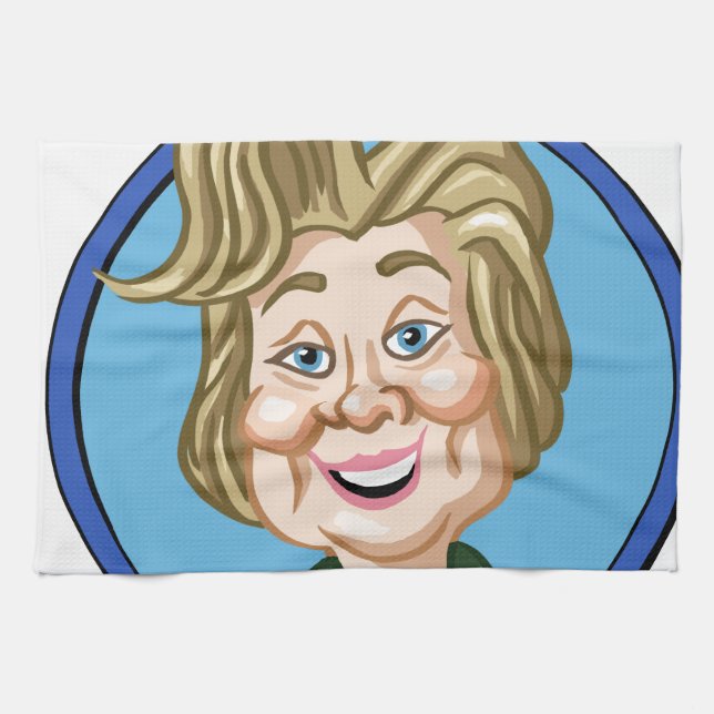 Hilary Clinton Election 2016 Tea Towel (Horizontal)