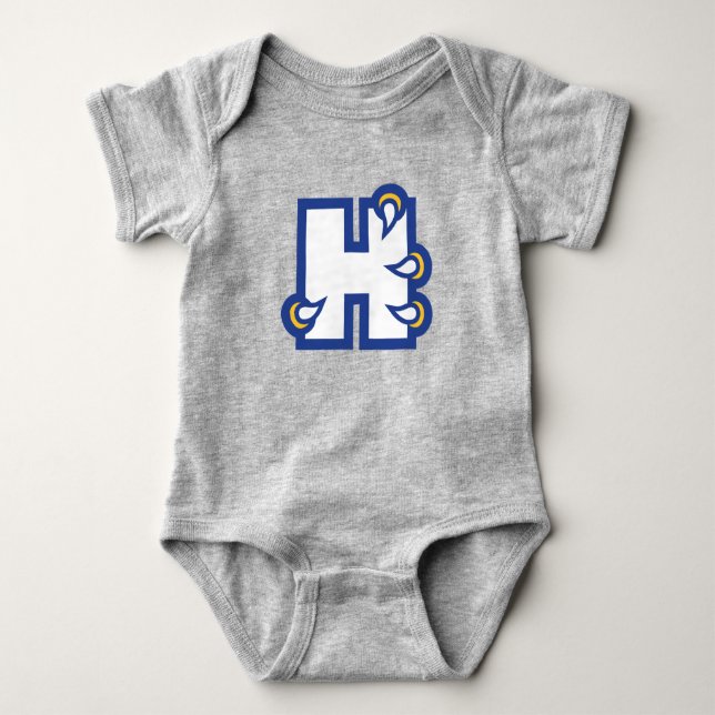 Hilbert College H Baby Bodysuit (Front)