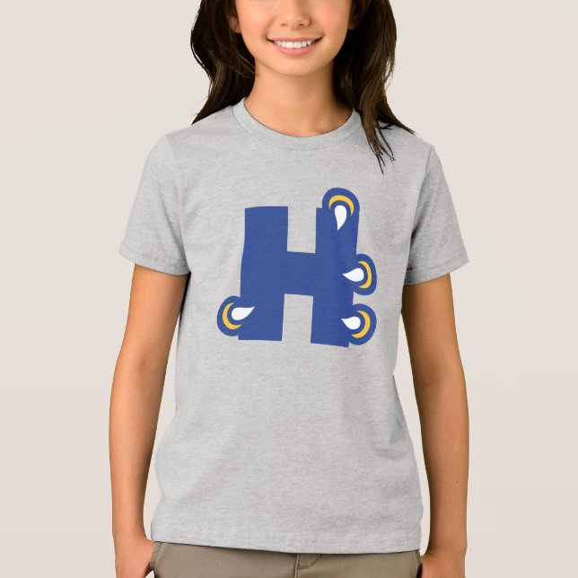 Hilbert College H Tri-Blend Shirt (Front)