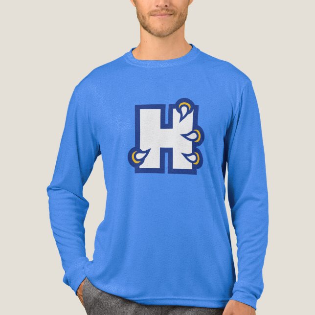 Hilbert College H Tri-Blend Shirt (Front)