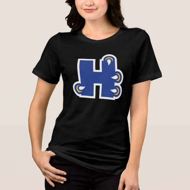 Hilbert College H Tri-Blend Shirt (Front)
