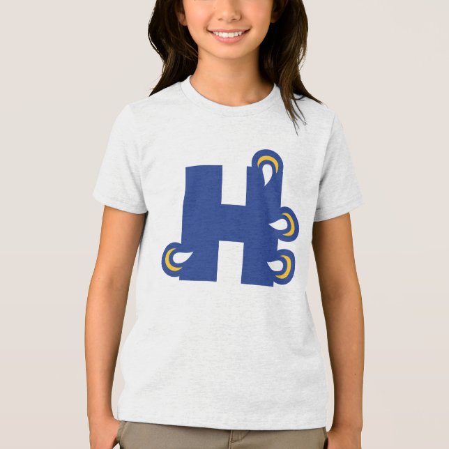 Hilbert College H Tri-Blend Shirt (Front)