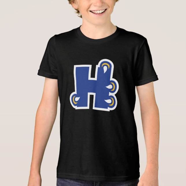 Hilbert College H Tri-Blend Shirt (Front)