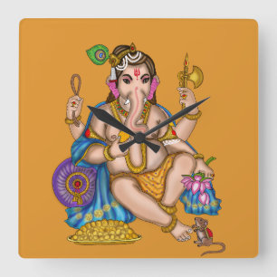 hild Ganesha Wall Clock