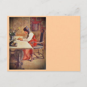 Hilda at the Art Table Postcard