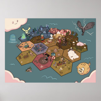 Hilda  Dragon Panic Poster