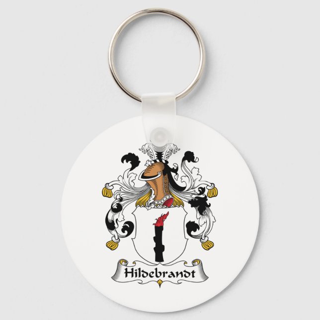 Hildebrandt Family Crest Key Ring (Front)