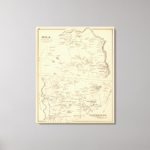 Hill, Canterbury Canvas Print