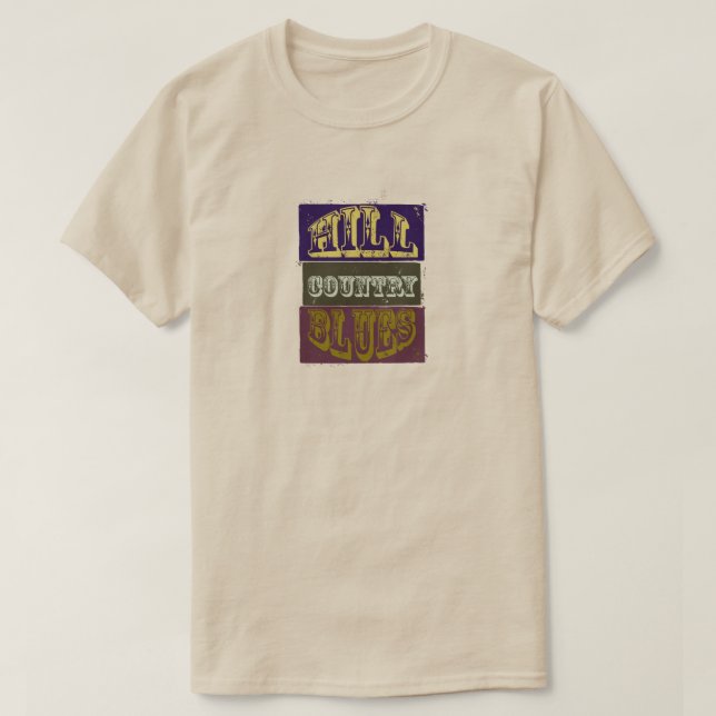 Hill Country Blues T-Shirt (Design Front)