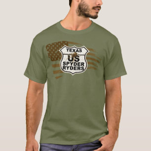 Hill Country Chapter - Tattered Flag sepia T-Shirt