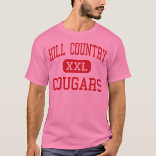 Hill Country - Cougars - Middle - Austin Texas T-Shirt