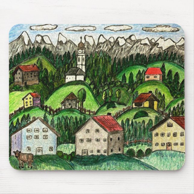Hill Country Mouse Pad (Front)