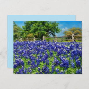 Hill Country Texas Bluebonnet Note Card Set