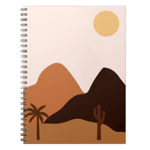 Hill Mountain Plant Trees Notebook